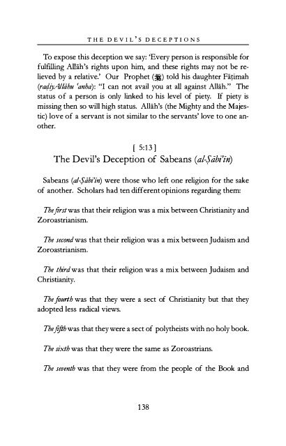 The Devils Deception by Imam Ibn AL-Jawzi