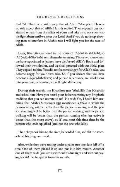 The Devils Deception by Imam Ibn AL-Jawzi