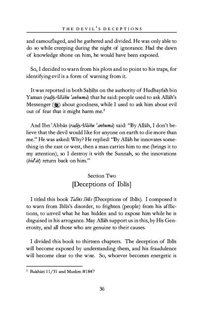 The Devils Deception by Imam Ibn AL-Jawzi