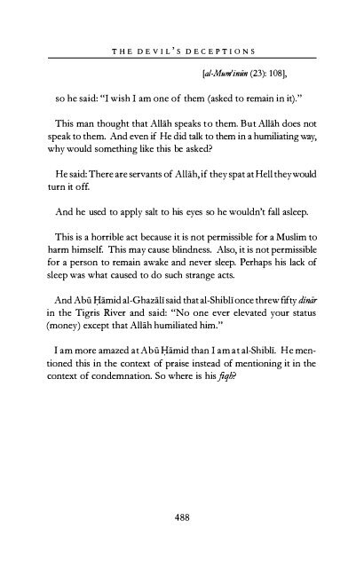 The Devils Deception by Imam Ibn AL-Jawzi