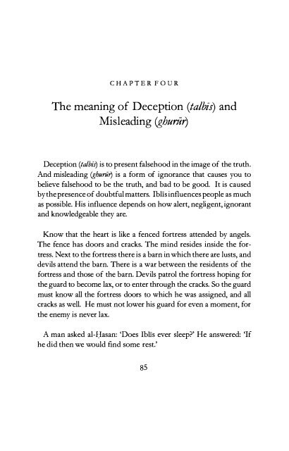 The Devils Deception by Imam Ibn AL-Jawzi