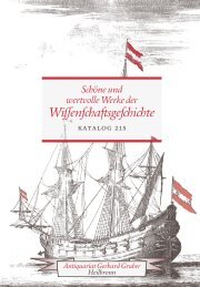 Schöne und wertvolle Werke der Wissenschaftsgeschichte - Katalog 215