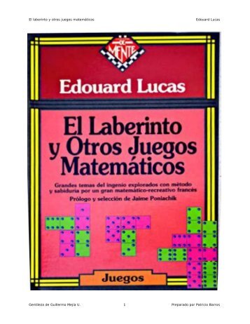 El laberinto y otros juegos matematicos