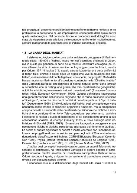 Il Progetto carta della Natura alla scala 1 - Ispra