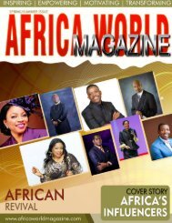 AFRICA WORLD MAGAZINE SUMMER ISSUE 2017 
