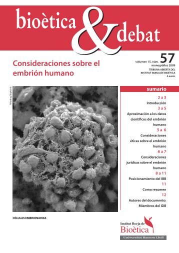 ESTATUTO DEL EMBRION