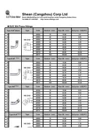 Products price list press fittings2