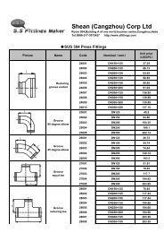 Products price list press fittings10