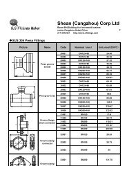 Products price list press fittings11