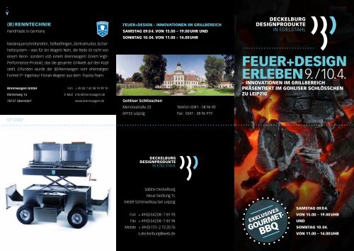 FEUER+DESIGN ERLEBEN 9./10.4.