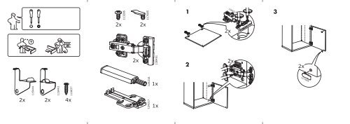 Ikea BEST&Aring; banc TV - S19204380 - Plan(s) de montage
