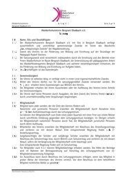 Satzung des Schulvereins - Freie Waldorfschule Bergisch Gladbach