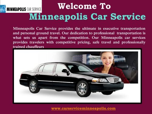 Executive Car Services in Minneapolis