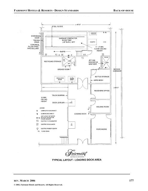 FAIRMONT HOTELS &amp; RESORTS -DESIGN STANDARDS