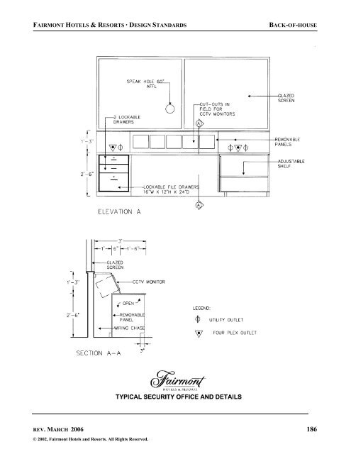 FAIRMONT HOTELS &amp; RESORTS -DESIGN STANDARDS