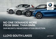 BMW Immediate Delivery Models - Lloyd South Lakes