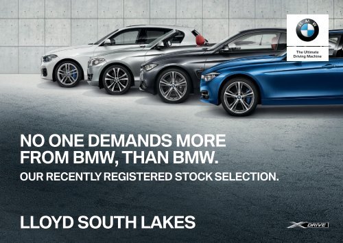 BMW Immediate Delivery Models - Lloyd South Lakes