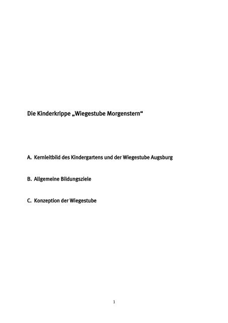 Konzept Kinderkrippe (pdf) - Freie Waldorfschule Augsburg e.V.
