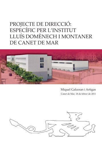 Descàrrega projecte direcció PDF - IES Canet de Mar