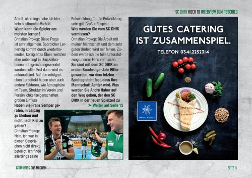 GRÜNWEISS – das Magazin der DHfK-Handballer – Heft 18 – Saison 2016/17