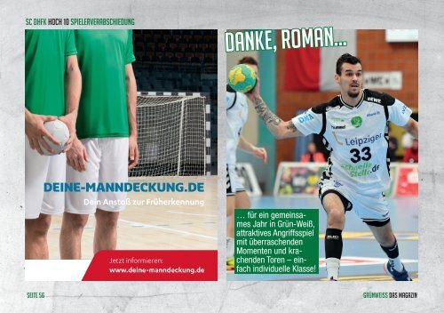 GRÜNWEISS – das Magazin der DHfK-Handballer – Heft 18 – Saison 2016/17