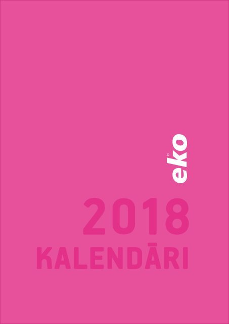 Kalendāri 2018