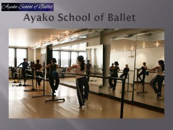 Ballet Studio Bay Area - Ayako School of Ballet