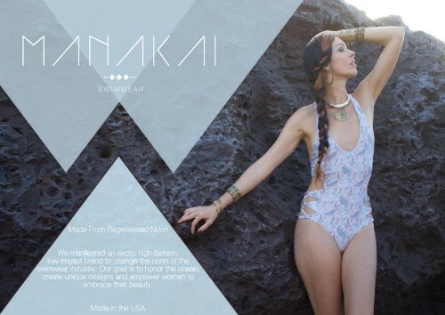 Manakai Swimwear Press Kit