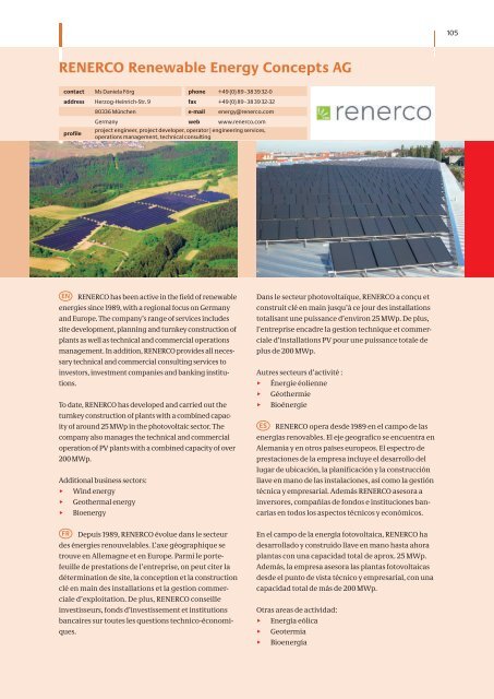 renewables – Made in Germany