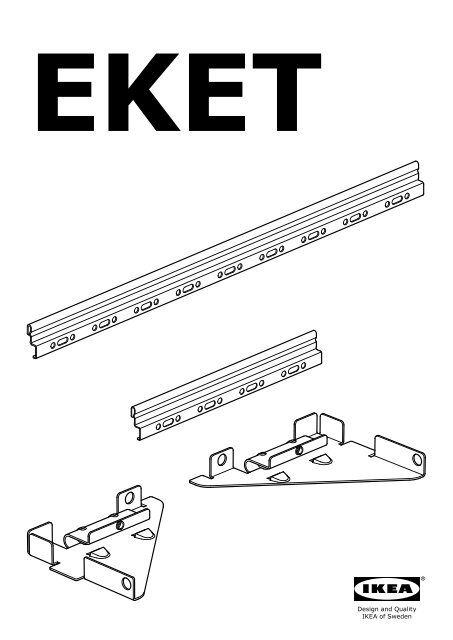 Ikea EKET Combinazione Di Mobili Da Parete - S69189141 - Istruzioni di  montaggio