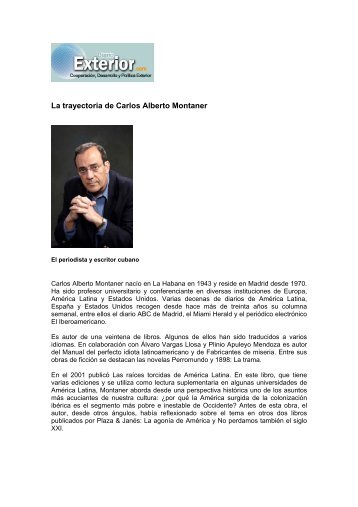 La trayectoria de Carlos Alberto Montaner - El Diario Exterior
