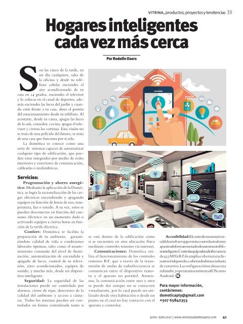 Revista Sala de Espera Panamá Nro. 84 - Junio 2017