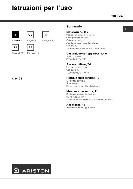 KitchenAid C 14 G (W) I - C 14 G (W) I EN (F037528) Mode d'emploi