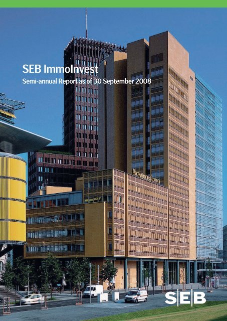 Semi Annual Report 30 Sep 2008 Seb Asset Management