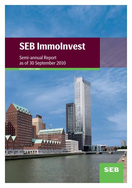 Semi Annual Report 30 Sep 2010 Seb Asset Management