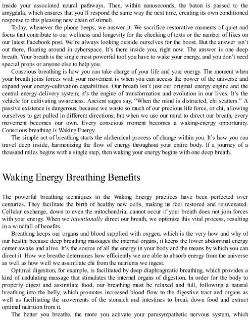 Waking Energy 7 Timeless Practices Designed to Reboot Your Body and Unleash Your Potential