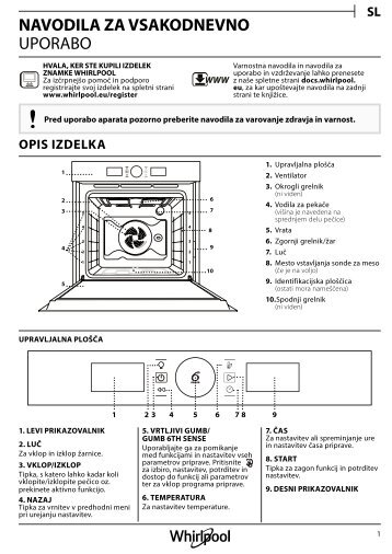 KitchenAid OAKZ9 6200 CS IX - OAKZ9 6200 CS IX SL (859991535780) Setup and user guide