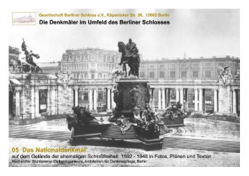 Nationaldenkmal - Gesellschaft Berliner Schloss eV