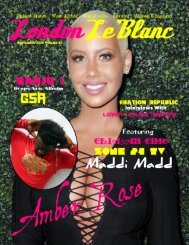 Amber Rose Vol. 21 London Le'Blanc Magazine