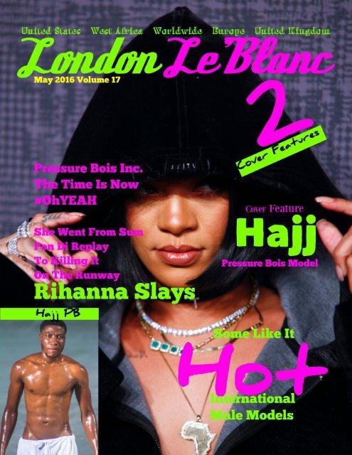 )fficial-Rihanna-London Le&#039;Blanc Magazine Volume 17-Rihanna