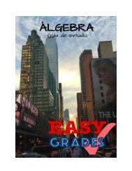 EASY GRADES ÁLGEBRA