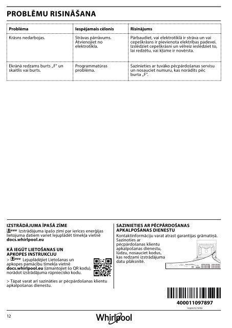 KitchenAid OAKZ9 7921 CS NB - OAKZ9 7921 CS NB LV (859991533860) Setup and user guide