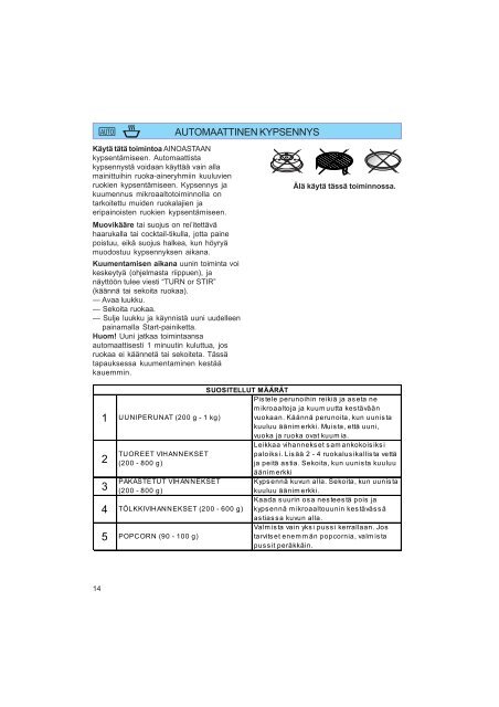 KitchenAid JT 355 WH - JT 355 WH FI (858735515290) Mode d'emploi