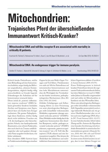 08 Mitochondrien bei systemischer Immunreaktion