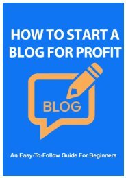 How to start a blog for profit