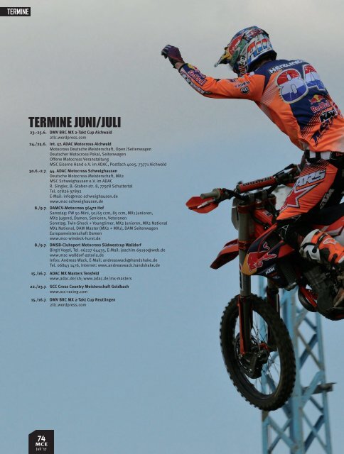 Motocross Enduro Ausgabe 07/2017