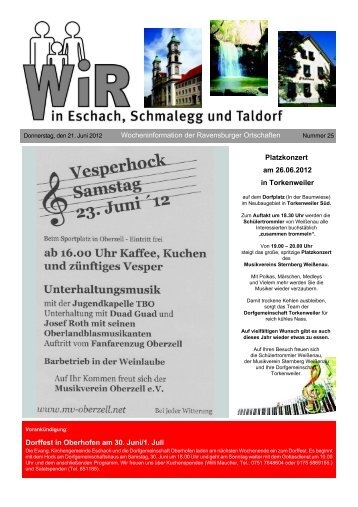 WIR KW 25/2012 - Stadt Ravensburg | Startseite