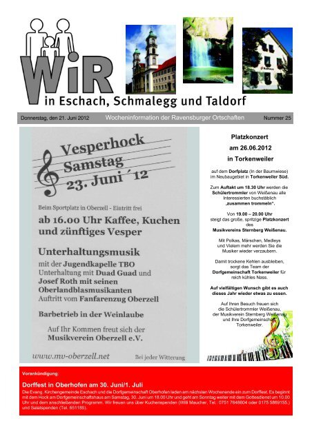 WIR KW 25/2012 - Stadt Ravensburg | Startseite