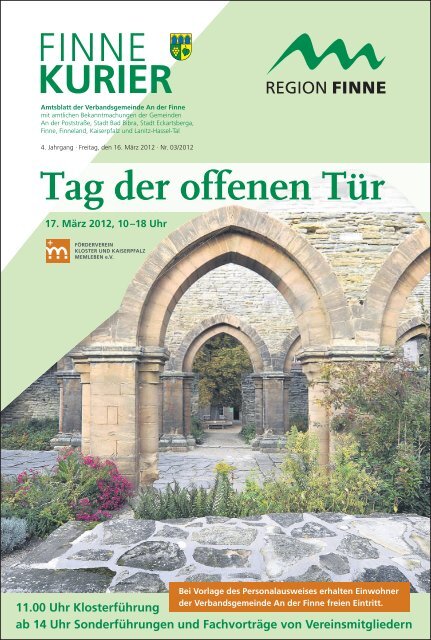 Tag der offenen Tür - Die Finne-Region