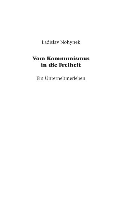 Ladislav Nohynek - Autobiografieservice - Matthias Brömmelhaus